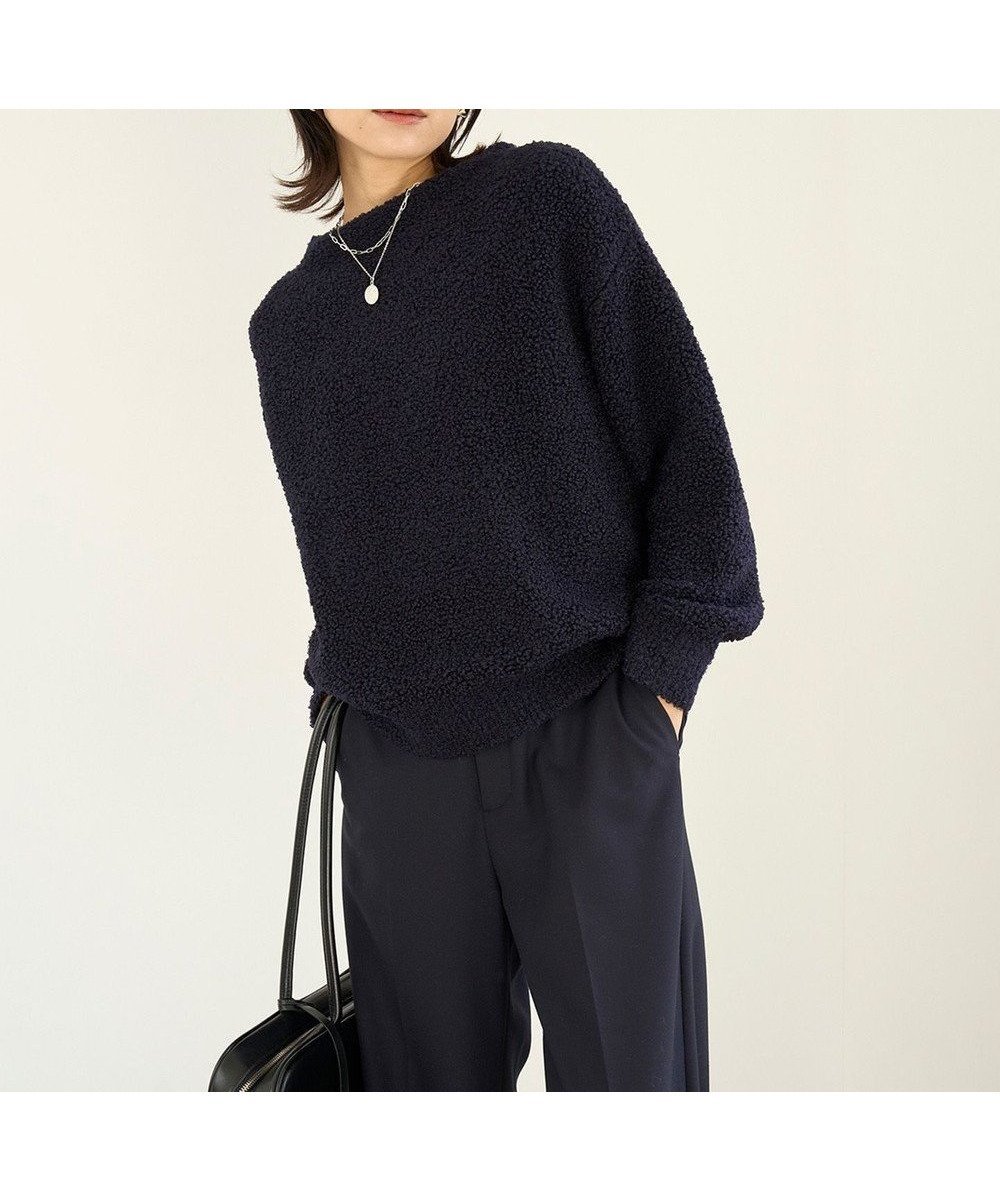 【アンフィーロ 自由区/UNFILO】のプードルニット ボトルネック 人気、トレンドファッション・服の通販 founy(ファニー) 　ファッション　Fashion　レディースファッション　Ladies' Fashion Online　トップス・カットソー　Tops/Tshirt　ニット　Knit Tops　ウォッシャブル　Washable　シンプル　Simple　セーター　Sweater　ボトム　Bottom　ボトルネック　Bottleneck　モコモコ　Fluffy　A/W・秋冬　Aw・Autumn/Winter・Fw・Fall-Winter　 other-1|ID: prp329100004535933 ipo3291000000032603521