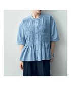 【イェッカ ヴェッカ/YECCA VECCA】のシャーリングシャツ Sax|ID: prp329100004535964 ipo3291000000032709322