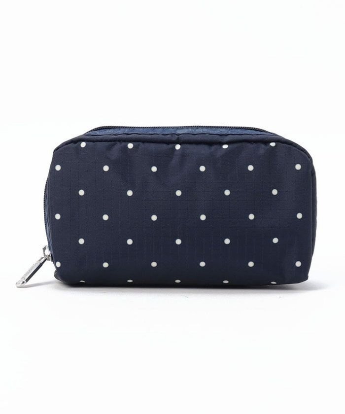 【レスポートサック/LeSportsac】のRECTANGULAR COSMETIC/ネイビープティドット インテリア・キッズ・メンズ・レディースファッション・服の通販 founy(ファニー) https://founy.com/ ファッション Fashion レディースファッション WOMEN 財布 Wallets ポーチ Pouches シンプル Simple スクエア Square ドット Dot ポケット Pocket ポーチ Pouch 財布 Wallet |ID: prp329100004535989 ipo3291000000032054238