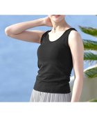 【ティアクラッセ/Tiaclasse】の【洗える】カップ付きタンクトップ&キャミソール タンクトップ:ブラック|ID: prp329100004535996 ipo3291000000032764526
