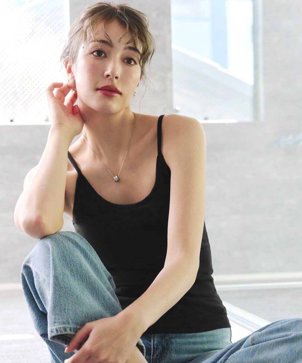 【ティアクラッセ/Tiaclasse】の【洗える】カップ付きタンクトップ&キャミソール インテリア・キッズ・メンズ・レディースファッション・服の通販 founy(ファニー) ファッション Fashion レディースファッション Fashion for Women トップス・カットソー Cut & Sew Tops キャミソール&ノースリーブ Camisoles & Sleeveless Tops アクセサリー Fashion Accessories インナー Innerwear カーディガン Cardigan, Knitwear キャミソール Camisole, Spaghetti Strap Top タンク Tank Top, Sleeveless Top チュニック Tunic, Long Top ポケット Pocket, Pocket Detail 再入荷 Restock / Back in Stock 夏 Summer 新作・新入荷 New Arrivals / New In 春 Spring S/S・春夏 SS, Spring/Summer, Warm Season 洗える Machine Washable 羽織 Haori, Light Jacket キャミソール:ブラック|ID: prp329100004535996 ipo3291000000034210890