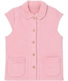 【ウィング/Wing】のベスト 3分袖 ショート丈(腰付近) フリース素材 ボア使用(裏側) 保温性 あたたかい 前開きタイプ レディース EX2070 ウイング/ワコール ピンク|ID: prp329100004536015 ipo3291000000032054365