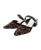 【グリーンパークス/Green Parks】のRUPIS. ニットヒールミュール Leopard|ID: prp329100004536048 ipo3291000000032054509