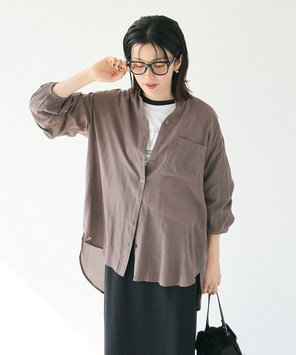 【クラフトスタンダードブティック/CRAFT STANDARD BOUTIQUE】のヴィンテージボイルスキッパー長袖シャツ インテリア・キッズ・メンズ・レディースファッション・服の通販 founy(ファニー) 　ファッション　Fashion　レディースファッション　WOMEN　トップス・カットソー　Tops/Tshirt　シャツ/ブラウス　Shirts/Blouses　ヴィンテージ　Vintage　スキッパー　Skipper　タートルネック　Turtleneck　長袖　Long Sleeve　バランス　Balance　ベスト　Vest　ポケット　Pocket　羽織　Haori　リラックス　Relax　ロング　Long　A/W・秋冬　Aw・Autumn/Winter・Fw・Fall-Winter　2024年　2024　2024-2025秋冬・A/W　Aw/Autumn/Winter/Fw/Fall/2024-2025　Mocha|ID: prp329100004536087 ipo3291000000032054703