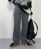 【ウィゴー/WEGO】の【XS/S/M/Lサイズ展開/美脚】ストレートデニムパンツ 人気、トレンドファッション・服の通販 founy(ファニー) ファッション Fashion レディースファッション WOMEN パンツ Pants デニムパンツ Denim Pants インディゴ Indigo 春 Spring 秋 Autumn/Fall ジーンズ Jeans ストレート Straight スマホ Smartphone デニム Denim トレンド Trend ロング Long 冬 Winter S/S・春夏 Ss・Spring/Summer 再入荷 Restock/Back In Stock/Re Arrival 夏 Summer thumbnail ブラックその他|ID: prp329100004536150 ipo3291000000032365892