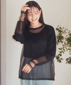 【アースミュージックアンドエコロジー/earth music&ecology】のラメシアースリーブプルオーバー 人気、トレンドファッション・服の通販 founy(ファニー) ファッション Fashion レディースファッション WOMEN トップス・カットソー Tops/Tshirt シャツ/ブラウス Shirts/Blouses ロング / Tシャツ T-Shirts プルオーバー Pullover カットソー Cut and Sewn エアリー Airy カットソー Cut And Sew ストレッチ Stretch チュール Tulle ドッキング Docking ポケット Pocket 夏 Summer 春 Spring S/S・春夏 Ss・Spring/Summer thumbnail Black|ID: prp329100004536154 ipo3291000000032191304