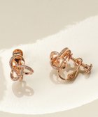 【ティアクラッセ/Tiaclasse】の【選べる2TYPEデザイン】【金属アレルギー対応】 トゥワインピアス&イヤリング イヤリング:ピンクゴールド|ID: prp329100004536167 ipo3291000000032055085