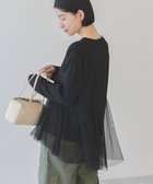 【アメリカンホリック/AMERICAN HOLIC】のチュールドッキングカットプルオーバー Black|ID: prp329100004536192 ipo3291000000032055219
