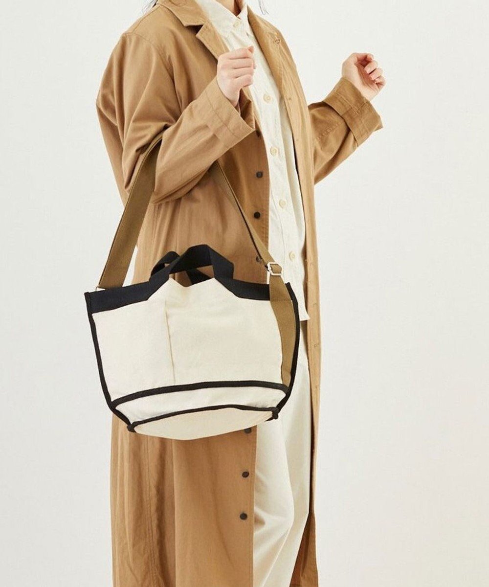 【ルートート/ROOTOTE】の1369【トート&ショルダー】SN.デリ.オーガニックコットン-A インテリア・キッズ・メンズ・レディースファッション・服の通販 founy(ファニー) 　ファッション　Fashion　レディースファッション　WOMEN　バッグ　Bag　オーガニック　Organic　カメラ　Camera　ショルダー　Shoulder　ハンド　Hand　ボックス　Box　ポケット　Pocket　ポーチ　Pouch　01:ブラック・カーキ|ID: prp329100004536209 ipo3291000000032055285
