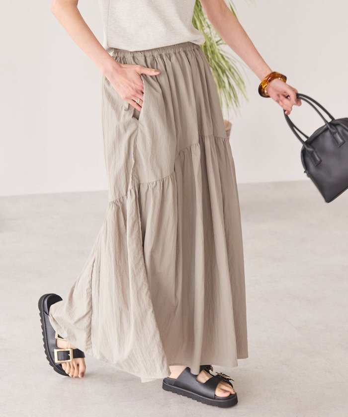 【アメリカンホリック/AMERICAN HOLIC】のティアードギャザースカート インテリア・キッズ・メンズ・レディースファッション・服の通販 founy(ファニー) https://founy.com/ ファッション Fashion レディースファッション Fashion for Women スカート Skirts おすすめ Recommended / Our Picks ギャザー Gathered, Ruffled コンパクト Compact, Small Size シャーリング Shirring, Ruched フェミニン Feminine, Girly フォルム Silhouette, Form 夏 Summer 春 Spring S/S・春夏 SS, Spring/Summer, Warm Season |ID: prp329100004536216 ipo3291000000033714325