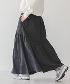 【アメリカンホリック/AMERICAN HOLIC】のティアードギャザースカート Black|ID: prp329100004536216 ipo3291000000033714327