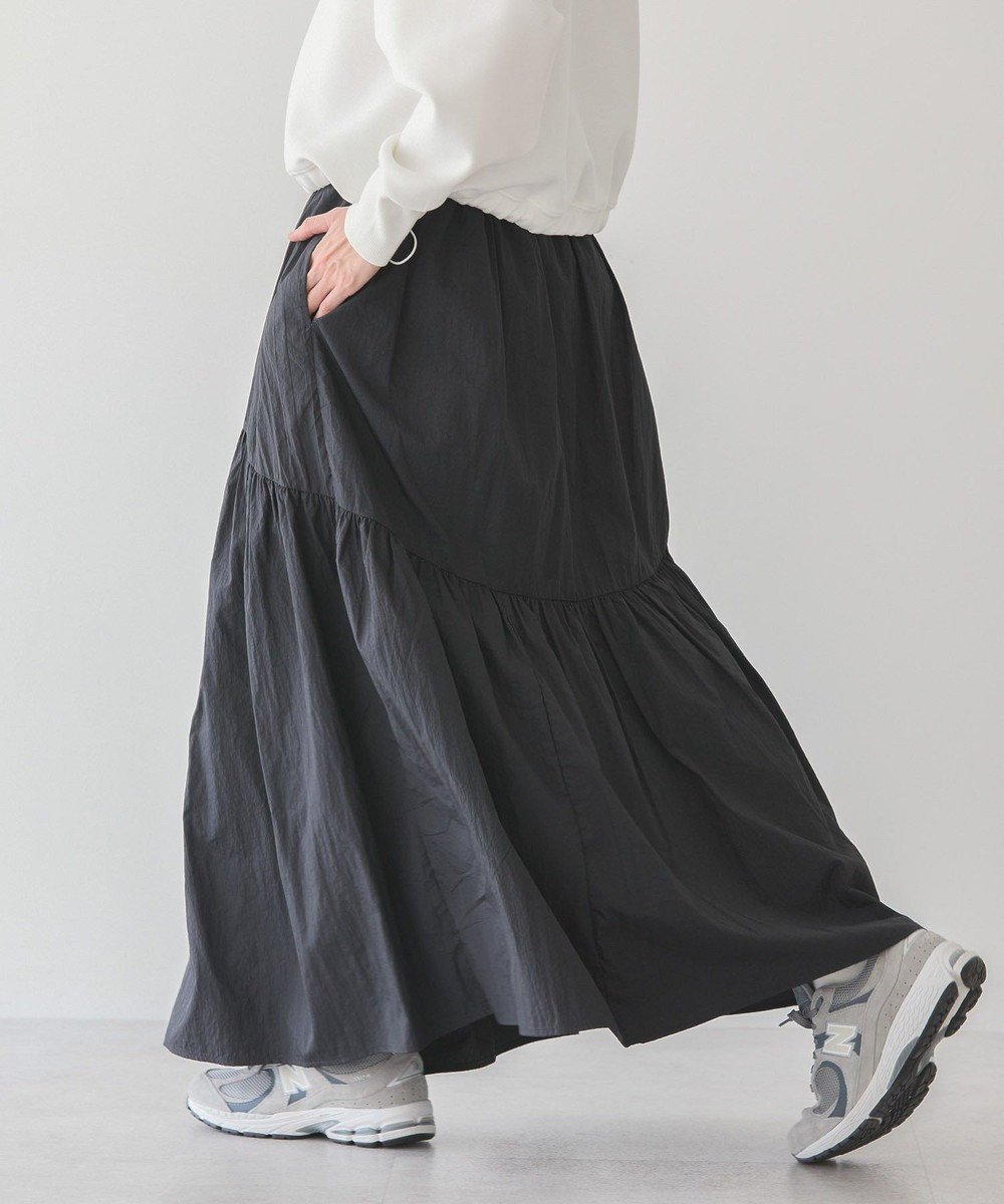 【アメリカンホリック/AMERICAN HOLIC】のティアードギャザースカート インテリア・キッズ・メンズ・レディースファッション・服の通販 founy(ファニー) 　ファッション　Fashion　レディースファッション　Fashion for Women　スカート　Skirts　おすすめ　Recommended / Our Picks　ギャザー　Gathered, Ruffled　コンパクト　Compact, Small Size　シャーリング　Shirring, Ruched　フェミニン　Feminine, Girly　フォルム　Silhouette, Form　夏　Summer　春　Spring　S/S・春夏　SS, Spring/Summer, Warm Season　Black|ID: prp329100004536216 ipo3291000000033714327