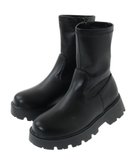 【グリーンパークス/Green Parks】の・LENA 厚底ストレッチショートブーツ Black|ID: prp329100004536218 ipo3291000000032524609