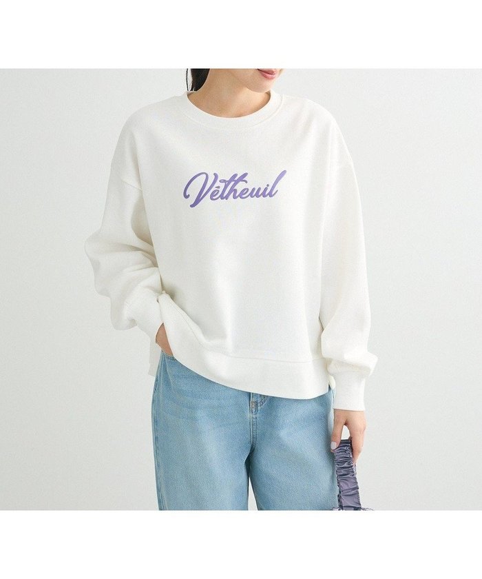 【グリーンパークス/Green Parks】の裏起毛発泡ロゴプルオーバー インテリア・キッズ・メンズ・レディースファッション・服の通販 founy(ファニー) https://founy.com/ ファッション Fashion レディースファッション WOMEN トップス・カットソー Tops/Tshirt パーカ Sweats プルオーバー Pullover スウェット Sweat おすすめ Recommend スウェット Sweat スリット Slit プリント Print ポケット Pocket A/W・秋冬 Aw・Autumn/Winter・Fw・Fall-Winter |ID: prp329100004536235 ipo3291000000032055445