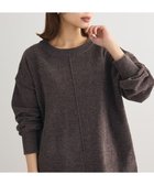 【グリーンパークス/Green Parks】のベロアモールリラックスサイズニットプルオーバー Charcoal Gray|ID: prp329100004536238 ipo3291000000032503094