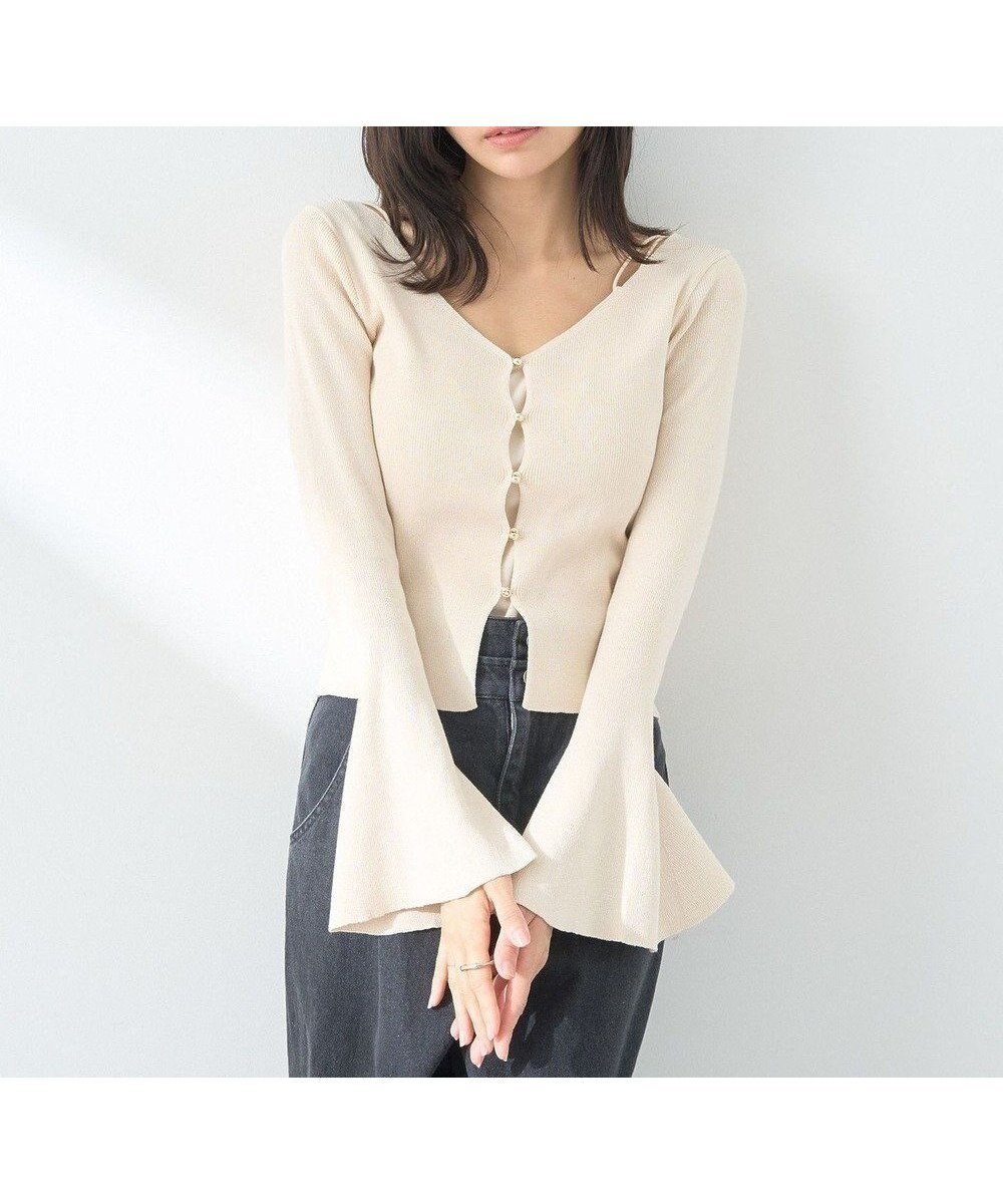 【アースミュージックアンドエコロジー/earth music&ecology】のリブニットカーディガン 人気、トレンドファッション・服の通販 founy(ファニー) 　ファッション　Fashion　レディースファッション　WOMEN　トップス・カットソー　Tops/Tshirt　ニット　Knit Tops　カーディガン　Cardigans　おすすめ　Recommend　エレガント 上品　Elegant　カーディガン　Cardigan　スリット　Slit　スリーブ　Sleeve　デコルテ　Decolletage　フィット　Fit　ポケット　Pocket　ワイド　Wide　A/W・秋冬　Aw・Autumn/Winter・Fw・Fall-Winter　 other-1|ID: prp329100004536273 ipo3291000000032055662