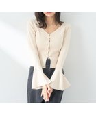 【アースミュージックアンドエコロジー/earth music&ecology】のリブニットカーディガン 人気、トレンドファッション・服の通販 founy(ファニー) ファッション Fashion レディースファッション Fashion for Women トップス・カットソー Cut & Sew Tops ニット Knit Tops & Sweaters カーディガン・羽織り Layered Style Cardigans おすすめ Recommended / Our Picks エレガント 上品 Elegant カーディガン Cardigan, Knitwear スリット Slit, Slit Detail スリーブ Sleeve, Long Sleeve / Short Sleeve デコルテ Décolleté, Neckline フィット Fit, Slim Fit ポケット Pocket, Pocket Detail ワイド Wide, Wide Fit A/W・秋冬 Autumn/Winter thumbnail Ivory|ID: prp329100004536273 ipo3291000000033675307