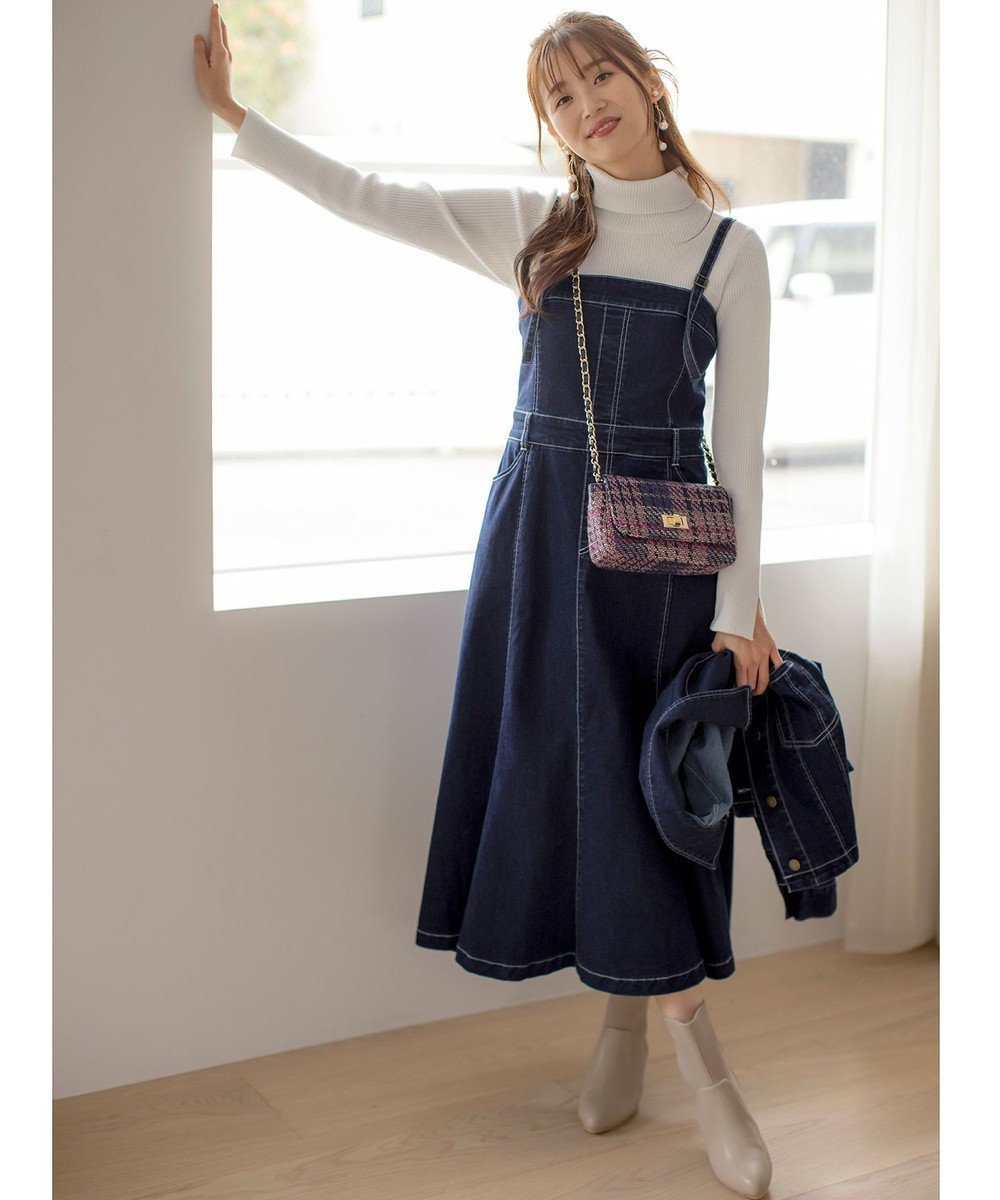 【エニィ スィス/any SiS】の【洗える】ストレッチライトデニム ワンピース 人気、トレンドファッション・服の通販 founy(ファニー) 　ファッション　Fashion　レディースファッション　WOMEN　ワンピース　Dress　インディゴ　Indigo　インナー　Inner　春　Spring　洗える　Washable　カットソー　Cut And Sew　ジャケット　Jacket　ストレッチ　Stretch　デニム　Denim　ブリーチ　Bleach　S/S・春夏　Ss・Spring/Summer　夏　Summer　NEW・新作・新着・新入荷　New Arrivals　 other-1|ID: prp329100004536282 ipo3291000000032148244