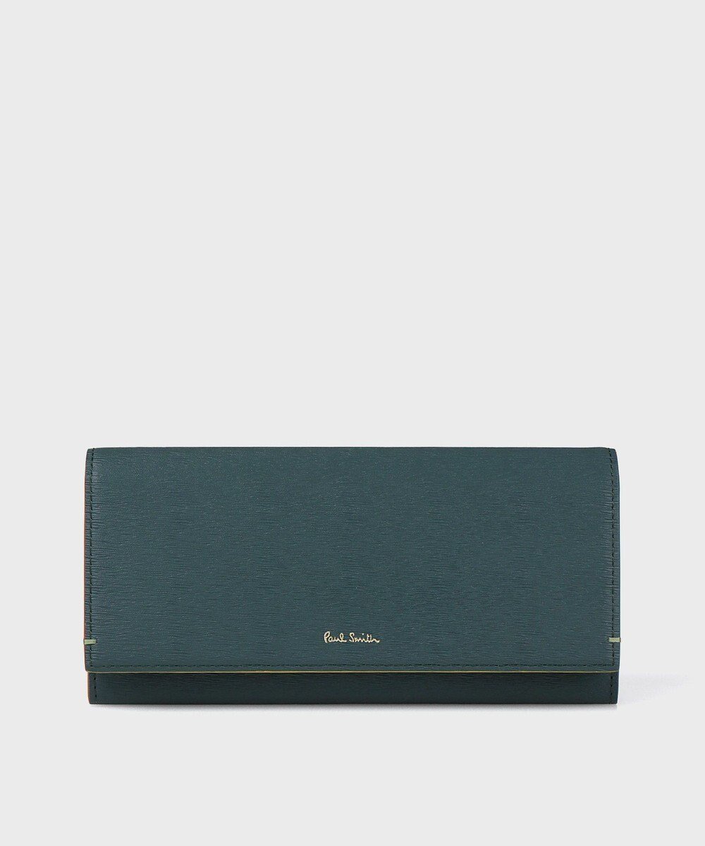 【ポール スミス/Paul Smith】のカラードエッジ 長財布 インテリア・キッズ・メンズ・レディースファッション・服の通販 founy(ファニー) 　ファッション　Fashion　レディースファッション　Ladies' Fashion Online　財布　Wallets　財布　Wallet　プリント　Print　ポケット　Pocket　グリーン|ID: prp329100004536302 ipo3291000000032675507