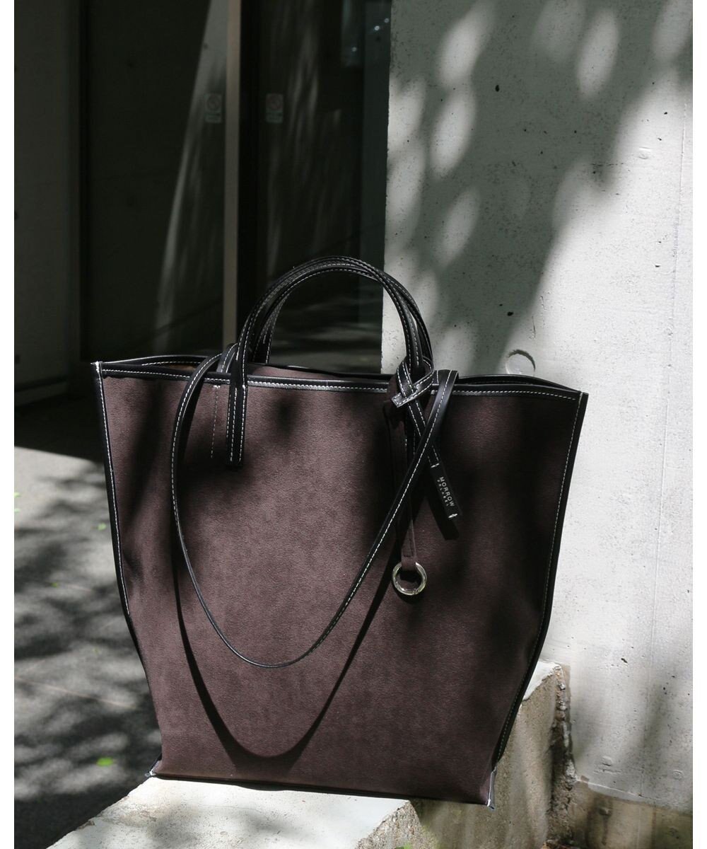 【モローバイサンク/MORROW by thank】の【A4サイズトートバッグ対応・軽い】VIVIAN LARGE 人気、トレンドファッション・服の通販 founy(ファニー) 　ファッション　Fashion　レディースファッション　WOMEN　バッグ　Bag　キャンバス　Canvas　傘　Umbrella　軽量　Lightweight　ショルダー　Shoulder　シンプル　Simple　スエード　Suede　スタンダード　Standard　財布　Wallet　定番　Standard　フォルム　Form　ポケット　Pocket　マグネット　Magnet　NEW・新作・新着・新入荷　New Arrivals　日本製　Made In Japan　旅行　Travel　エレガント 上品　Elegant　ビジネス 仕事 通勤　Business　 other-1|ID: prp329100004536351 ipo3291000000032056054