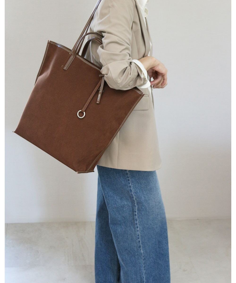 【モローバイサンク/MORROW by thank】の【A4サイズトートバッグ対応・軽い】VIVIAN LARGE インテリア・キッズ・メンズ・レディースファッション・服の通販 founy(ファニー) 　ファッション　Fashion　レディースファッション　WOMEN　バッグ　Bag　キャンバス　Canvas　傘　Umbrella　軽量　Lightweight　ショルダー　Shoulder　シンプル　Simple　スエード　Suede　スタンダード　Standard　財布　Wallet　定番　Standard　フォルム　Form　ポケット　Pocket　マグネット　Magnet　NEW・新作・新着・新入荷　New Arrivals　日本製　Made In Japan　旅行　Travel　エレガント 上品　Elegant　ビジネス 仕事 通勤　Business　ASスエード ブラウン|ID: prp329100004536351 ipo3291000000032056056