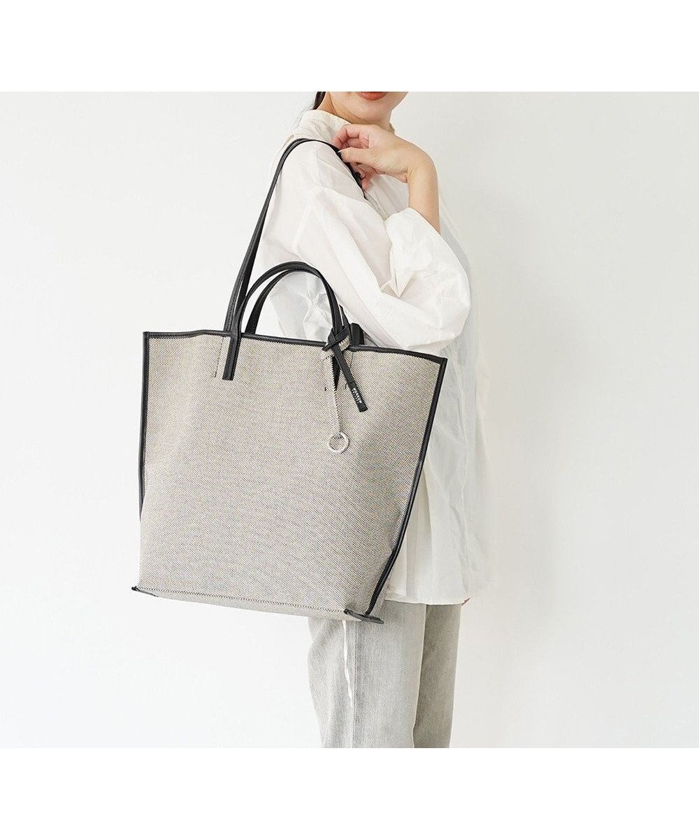 【モローバイサンク/MORROW by thank】の【A4サイズトートバッグ対応・軽い】VIVIAN LARGE インテリア・キッズ・メンズ・レディースファッション・服の通販 founy(ファニー) 　ファッション　Fashion　レディースファッション　Fashion for Women　バッグ　Bags　キャンバス　Canvas, Canvas Fabric　傘　Umbrella, Parasol　軽量　Lightweight, Ultra Light　ショルダー　Shoulder, Shoulder Strap　シンプル　Simple, Minimal　スタンダード　Standard, Basic　財布　Wallet, Purse　定番　Standard, Basic Item　フォルム　Silhouette, Form　ポケット　Pocket, Pocket Detail　マグネット　Magnet, Magnetic Closure　日本製　Made In Japan　旅行　Travel　エレガント 上品　Elegant　ビジネス 仕事 通勤　Business / Work / Commuting　MIX キャンバス|ID: prp329100004536351 ipo3291000000032730470