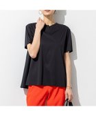 【23区/NIJYUSANKU】の【先行予約/汗じみ防止/洗える】スムースデザイン バックフレア カットソー ブラック系|ID:prp329100004536363