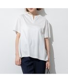 【23区/NIJYUSANKU】の【汗じみ防止/洗える】スムースデザイン バックフレア カットソー ホワイト系|ID:prp329100004536363