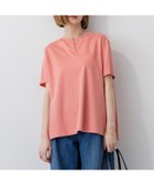 【23区/NIJYUSANKU】の【汗じみ防止/洗える】スムースデザイン バックフレア カットソー ダークアプリコット系|ID:prp329100004536363