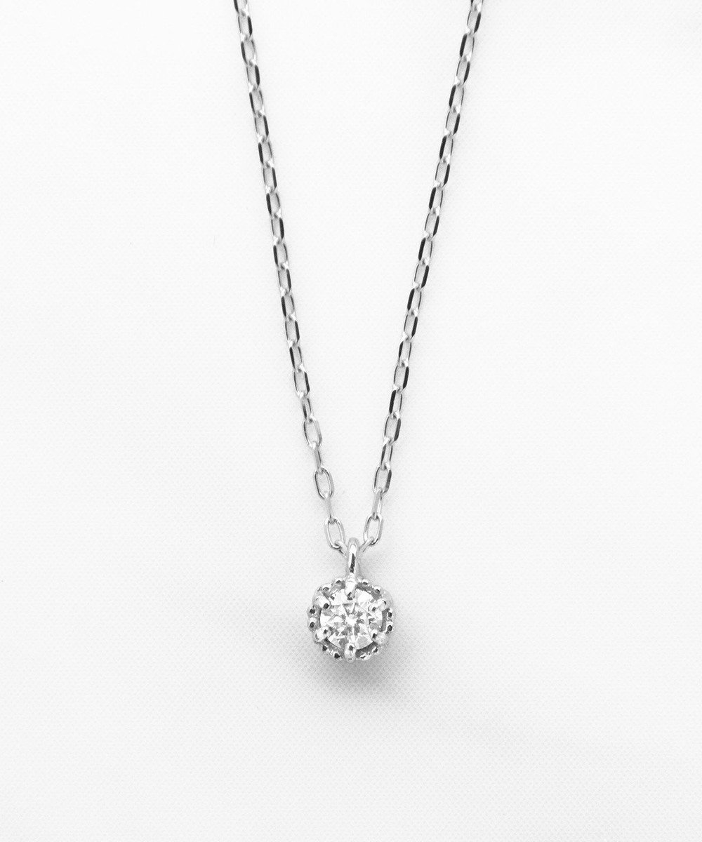 【トッカ/TOCCA】の【WEB限定】FLORA PLATINUM DIAMOND NECKLACE プラチナ ダイヤモンド ネックレス インテリア・キッズ・メンズ・レディースファッション・服の通販 founy(ファニー) 　ファッション　Fashion　レディースファッション　Fashion for Women　ジュエリー　Jewelry　ネックレス　Necklaces & Pendants　アクセサリー　Fashion Accessories　アンティーク　Antique-Inspired　シンプル　Simple, Minimal　ダイヤモンド　Diamond, Brilliant Cut　チェーン　Chain, Chain Strap　ネックレス　Necklace, Pendant Necklace　フェミニン　Feminine, Girly　フォルム　Silhouette, Form　ポーチ　Pouch, Small Case　モダン　Modern, Contemporary　ラウンド　Round, Round Neck　おすすめ　Recommended / Our Picks　プラチナ系|ID: prp329100004536375 ipo3291000000032685759