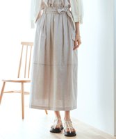 【23区/NIJYUSANKU】の【SLOW/洗える】リネンコットン スカート 人気、トレンドファッション・服の通販 founy(ファニー) ファッション Fashion レディースファッション WOMEN スカート Skirt イタリア Italy 春 Spring 洗える Washable カットソー Cut And Sew シャンブレー Chambray シンプル Simple ノースリーブ No Sleeve 半袖 Short Sleeve リネン Linen ワッシャー Washer S/S・春夏 Ss・Spring/Summer 再入荷 Restock/Back In Stock/Re Arrival おすすめ Recommend 夏 Summer 2023春夏・S/S Ss,Spring/Summer,2023 2023年 2023 エレガント 上品 Elegant |ID:prp329100004536382