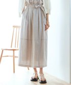 【23区/NIJYUSANKU】の【SLOW/洗える】リネンコットン スカート 人気、トレンドファッション・服の通販 founy(ファニー) ファッション Fashion レディースファッション WOMEN スカート Skirt イタリア Italy 春 Spring 洗える Washable カットソー Cut And Sew シャンブレー Chambray シンプル Simple ノースリーブ No Sleeve 半袖 Short Sleeve リネン Linen ワッシャー Washer S/S・春夏 Ss・Spring/Summer 再入荷 Restock/Back In Stock/Re Arrival おすすめ Recommend 夏 Summer 2023春夏・S/S Ss,Spring/Summer,2023 2023年 2023 エレガント 上品 Elegant thumbnail ライトグレー系|ID: prp329100004536382 ipo3291000000032056183