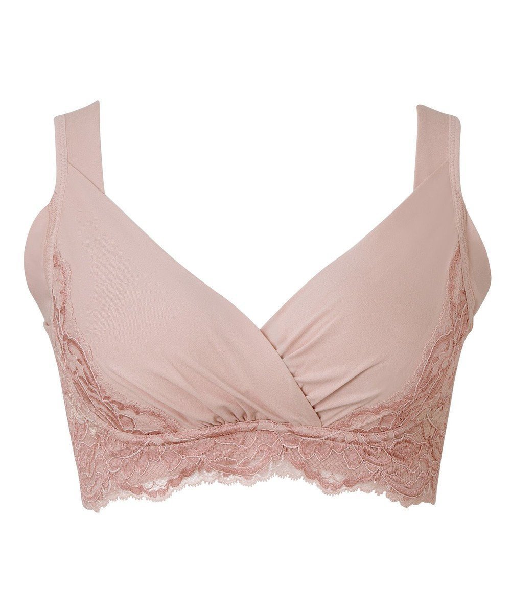 【ブラデリス ニューヨーク/BRADELIS New York】の【BRADELIS NewYork peace/ノンワイヤー】綿混トリプルキャッチFITブラ23 ブラデリス 補正 ブラジャー 接触冷感 ノンワイヤー DB123403 インテリア・キッズ・メンズ・レディースファッション・服の通販 founy(ファニー) 　ファッション　Fashion　レディースファッション　WOMEN　アンダー　Under　ショルダー　Shoulder　スーピマ　Supima　タンク　Tank　トライアングル　Triangle　トリプル　Triple　パターン　Pattern　フィット　Fit　ブラジャー　Bra　ランジェリー　Lingerie　レース　Race　ワイヤー　Wire　おすすめ　Recommend　入学式　Entrance Ceremony　卒業式　Graduation Ceremony　結婚式　Wedding Ceremony　ヌーディピンク|ID: prp329100004536402 ipo3291000000032056282