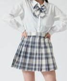 【ウィゴー/WEGO】の【SCHOOLITEM】スクールプリーツスカート ホワイトチェック1|ID: prp329100004536408 ipo3291000000032056314