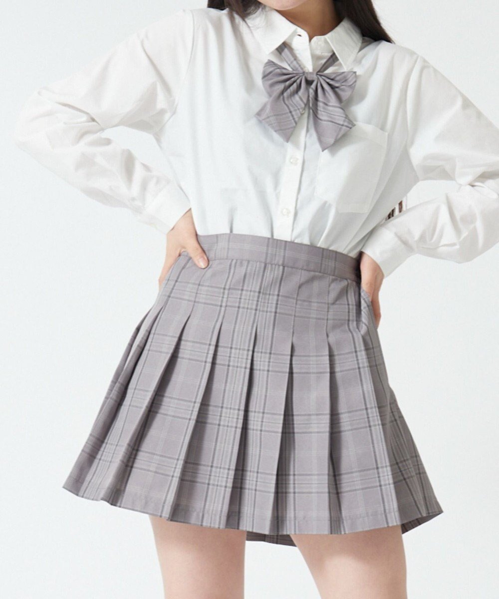 【ウィゴー/WEGO】の【SCHOOLITEM】スクールプリーツスカート インテリア・キッズ・メンズ・レディースファッション・服の通販 founy(ファニー) 　ファッション　Fashion　レディースファッション　Fashion for Women　スカート　Skirts　プリーツスカート / 上品フェミニンスタイル　Pleated Skirts　スマホ　Smartphone, Mobile Device　セレモニー　Ceremony　プリーツ　Pleats, Pleated　ポケット　Pocket, Pocket Detail　入学式　Entrance Ceremony　再入荷　Restock / Back in Stock　卒業式　Graduation Ceremony　夏　Summer　春　Spring　S/S・春夏　SS, Spring/Summer, Warm Season　グレーチェック1|ID: prp329100004536408 ipo3291000000032580910