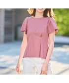 【エニィ スィス/any SiS】の【接触冷感】美人 フリルスリーブ カットソー ピンク|ID: prp329100004536415 ipo3291000000034280842