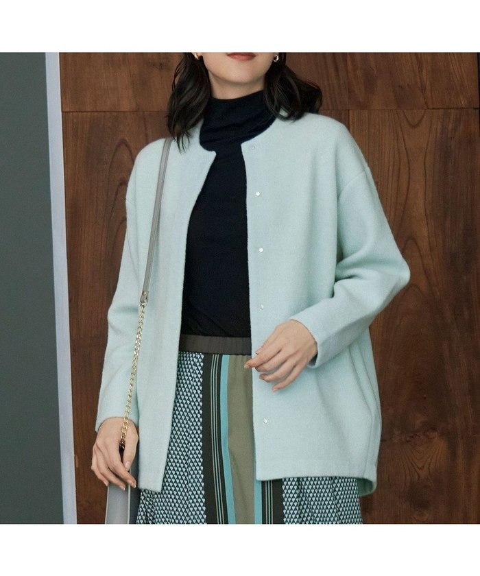 【自由区/JIYU-KU】の【洗える】ブークレーニット アウター インテリア・キッズ・メンズ・レディースファッション・服の通販 founy(ファニー) https://founy.com/ ファッション Fashion レディースファッション Fashion for Women トップス・カットソー Cut & Sew Tops ニット Knit Tops & Sweaters カーディガン・羽織り Layered Style Cardigans カーディガン Cardigan, Knitwear シンプル Simple, Minimal 冬 Winter / This Winter 洗える Machine Washable 秋 Autumn A/W・秋冬 Autumn/Winter |ID: prp329100004536422 ipo3291000000033690019