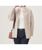 【自由区/JIYU-KU】の【洗える】ブークレーニット アウター ベージュ|ID: prp329100004536422 ipo3291000000034188987