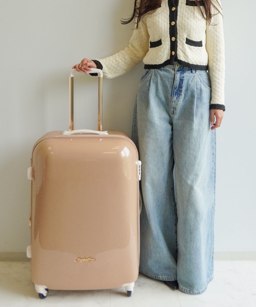 【エースバッグズアンドラゲッジ/ACE BAGS & LUGGAGE】のJewelna Rose キャンディポケットスーツケース Lサイズ 39873 ジュエルナローズ インテリア・キッズ・メンズ・レディースファッション・服の通販 founy(ファニー) 　ファッション　Fashion　レディースファッション　Ladies' Fashion Online　スーツ　Suits　おすすめ　Recommend　旅行　Travel　スーツケース キャリーケース　Suitcase　ピーチモカ|ID: prp329100004536434 ipo3291000000032585196