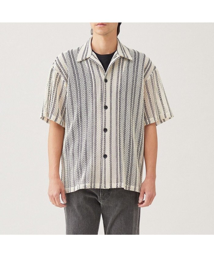 【アンフィーロ/UNFILO / MEN】のラッセルシャツ【ギフトにもおすすめ】 インテリア・キッズ・メンズ・レディースファッション・服の通販 founy(ファニー) https://founy.com/ ファッション Fashion メンズファッション Fashion for Men トップス・カットソー Cut & Sew Tops メンズシャツ Shirts おすすめ Recommended / Our Picks ウォッシャブル Machine Washable カットソー Cut and Sewn Top ギフト プレゼント Gift / Present ラッセル Raschel, Raschel Lace レース Lace, Lace Fabric 夏 Summer 春 Spring S/S・春夏 SS, Spring/Summer, Warm Season 羽織 Haori, Light Jacket |ID: prp329100004537245 ipo3291000000034605726