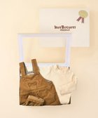 【ミキハウスホットビスケッツ/MIKI HOUSE HOT BISCUITS / KIDS】のコーデュロイオーバーオール&Tシャツギフトセット【BOX付き】 ベージュ|ID: prp329100004537257 ipo3291000000032062408