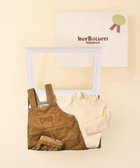 【ミキハウスホットビスケッツ/MIKI HOUSE HOT BISCUITS / KIDS】のコーデュロイオーバーオール&Tシャツギフトセット【BOX付き】 ベージュ|ID: prp329100004537257 ipo3291000000032717627