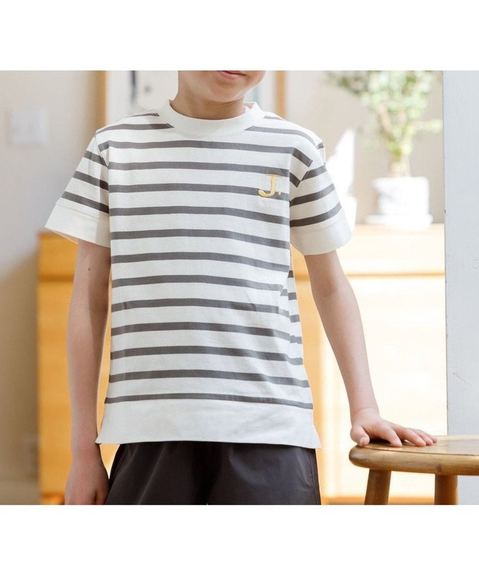 【ジェイ プレス/J.PRESS / KIDS】の【110-130cm】J.半袖ボーダーTシャツ インテリア・キッズ・メンズ・レディースファッション・服の通販 founy(ファニー) https://founy.com/ ファッション Fashion キッズファッション KIDS トップス・カットソー Tops/Tees/Kids 2024年 2024 2024春夏・S/S Ss,Spring/Summer,2024 カットソー Cut And Sew シンプル Simple スマホ Smartphone ベーシック Basic ボーダー Border ワンポイント One Point 半袖 Short Sleeve 夏 Summer 春 Spring S/S・春夏 Ss・Spring/Summer |ID: prp329100004537261 ipo3291000000032062421