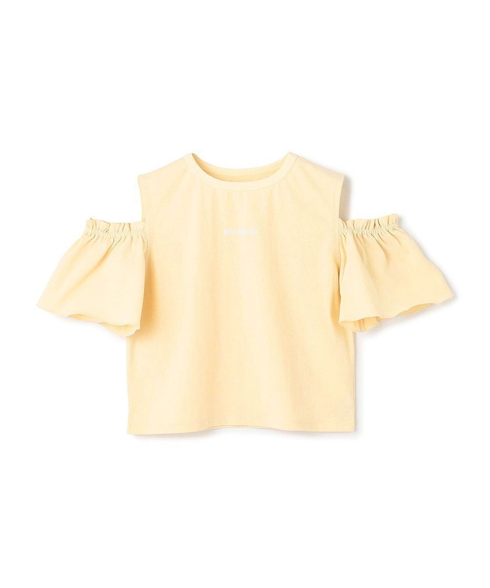 【アンフィーロ/UNFILO / KIDS】の【110-150cm】アソート デザインTシャツ インテリア・キッズ・メンズ・レディースファッション・服の通販 founy(ファニー) 　ファッション　Fashion　キッズファッション　KIDS　トップス・カットソー　Tops/Tees/Kids　NEW・新作・新着・新入荷　New Arrivals　カットソー　Cut And Sew　ショルダー　Shoulder　スリーブ　Sleeve　ティアード　Tiered　フリル　Frills　夏　Summer　春　Spring　S/S・春夏　Ss・Spring/Summer　イエロー[オープンショルダー]|ID: prp329100004537265 ipo3291000000032062440