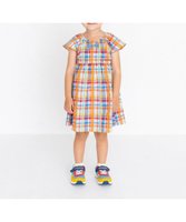 【ミキハウスホットビスケッツ/MIKI HOUSE HOT BISCUITS / KIDS】の【80-120cm】 チェック柄 フレンチスリーブ ワンピース 人気、トレンドファッション・服の通販 founy(ファニー) ファッション Fashion キッズファッション KIDS ワンピース Dress/Kids おすすめ Recommend オレンジ Orange サッカー Soccer スリーブ Sleeve チェック Check ハーフ Half フレンチ French リボン Ribbon 夏 Summer 春 Spring S/S・春夏 Ss・Spring/Summer |ID:prp329100004537266