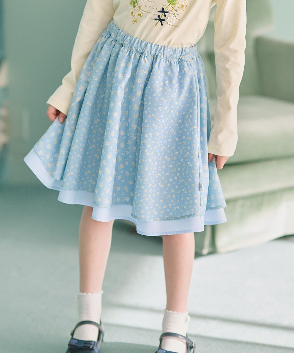 【組曲 / KIDS/KUMIKYOKU】の【110-140㎝】フラワーパッチワークスカート 人気、トレンドファッション・服の通販 founy(ファニー) 　ファッション　Fashion　キッズファッション　KIDS　パッチワーク　Patchwork　リバーシブル　Reversible　夏　Summer　春　Spring　S/S・春夏　Ss・Spring/Summer　無地　Plain Color　 other-1|ID: prp329100004537271 ipo3291000000032062460