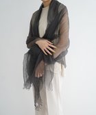 【ムトウ/muto】の【麻100%/涼しい】Ramie 500 plain ストール black plain|ID: prp329100004537285 ipo3291000000032062557
