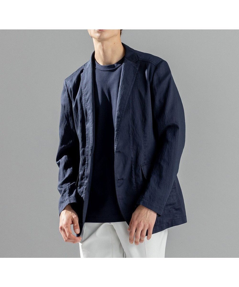 【ジョゼフ オム/JOSEPH HOMME / MEN】のストレッチマイヤー ジャケット インテリア・キッズ・メンズ・レディースファッション・服の通販 founy(ファニー) ファッション Fashion メンズファッション Fashion for Men アウター Men's Coats Outerwear テーラードジャケット Tailored Jackets & Blazers カーディガン Cardigan, Knitwear ジャケット Jacket, Outerwear ストレッチ Stretch, Stretchy Fabric センター Center, Center Line パッチ Patch, Appliqué ポケット Pocket, Pocket Detail 夏 Summer 春 Spring S/S・春夏 SS, Spring/Summer, Warm Season 軽量 Lightweight, Ultra Light ネイビー系|ID: prp329100004537287 ipo3291000000034863854