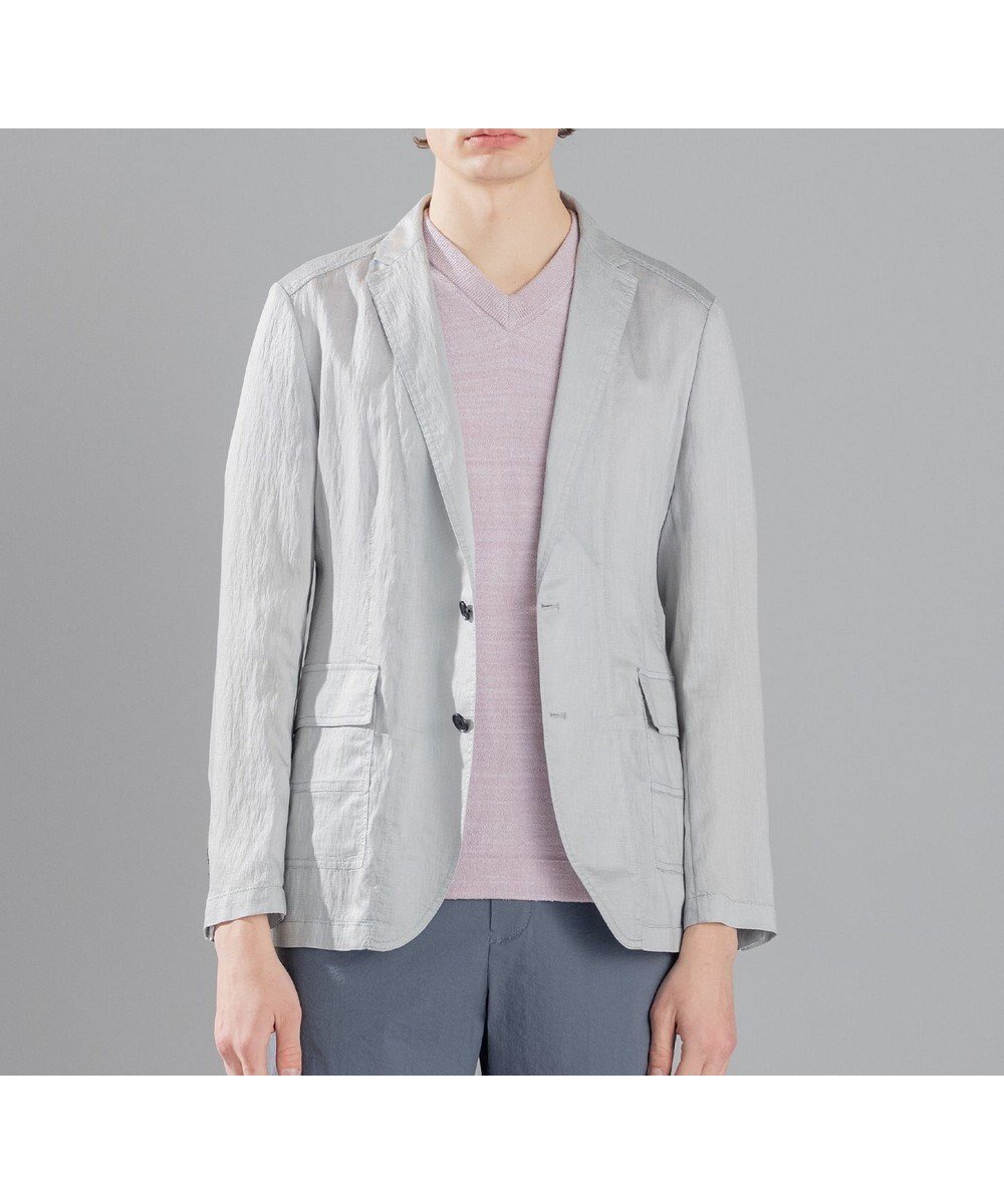 【ジョゼフ オム/JOSEPH HOMME / MEN】のストレッチマイヤー ジャケット インテリア・キッズ・メンズ・レディースファッション・服の通販 founy(ファニー) ファッション Fashion メンズファッション Fashion for Men アウター Men's Coats Outerwear テーラードジャケット Tailored Jackets & Blazers カーディガン Cardigan, Knitwear ジャケット Jacket, Outerwear ストレッチ Stretch, Stretchy Fabric センター Center, Center Line パッチ Patch, Appliqué ポケット Pocket, Pocket Detail 夏 Summer 春 Spring S/S・春夏 SS, Spring/Summer, Warm Season 軽量 Lightweight, Ultra Light ライトグレー系|ID: prp329100004537287 ipo3291000000034863855