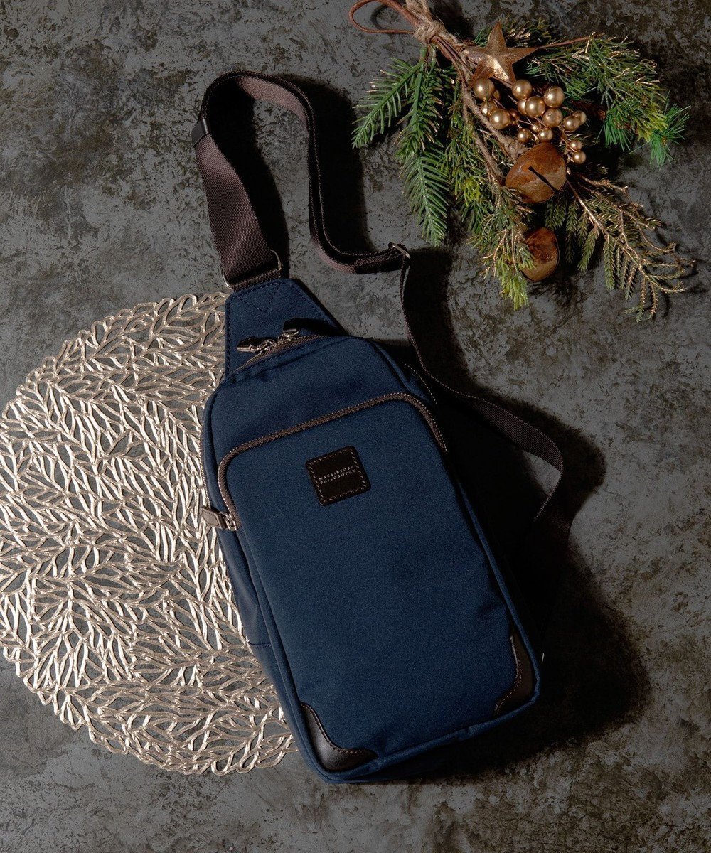 【エース バッグズ アンド ラゲッジ/ACE BAGS & LUGGAGE / MEN】のMACKINTOSH PHILOSOPHY バルヴェニー ワンショルダータイプ インテリア・キッズ・メンズ・レディースファッション・服の通販 founy(ファニー) 　ファッション　Fashion　メンズファッション　MEN　バッグ　Bag/Men　コンパクト　Compact　ショルダー　Shoulder　ジャケット　Jacket　スマホ　Smartphone　フロント　Front　ポケット　Pocket　再入荷　Restock/Back In Stock/Re Arrival　旅行　Travel　終了ネイビー|ID: prp329100004537295 ipo3291000000032062605